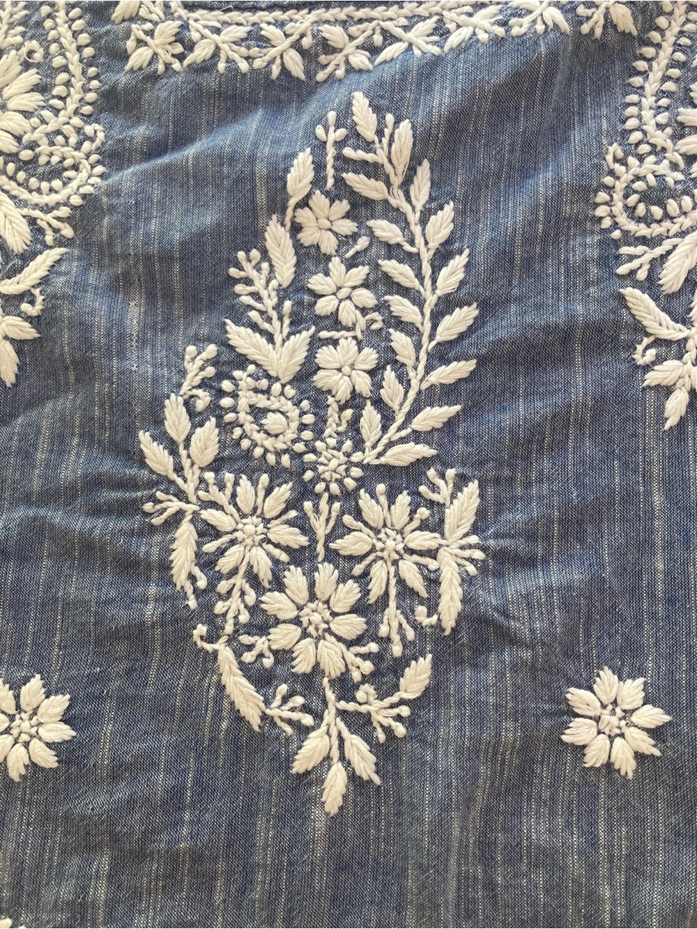 Roller Rabbit Navy Blue Embroidered Cotton Tunic Dress - Picture 4 of 16